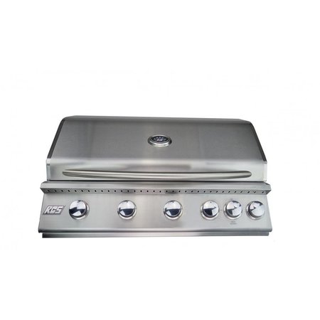 HOGAN SUPPLIES 40 in. Premier Grill with Rear Burner-Propane HO1320826